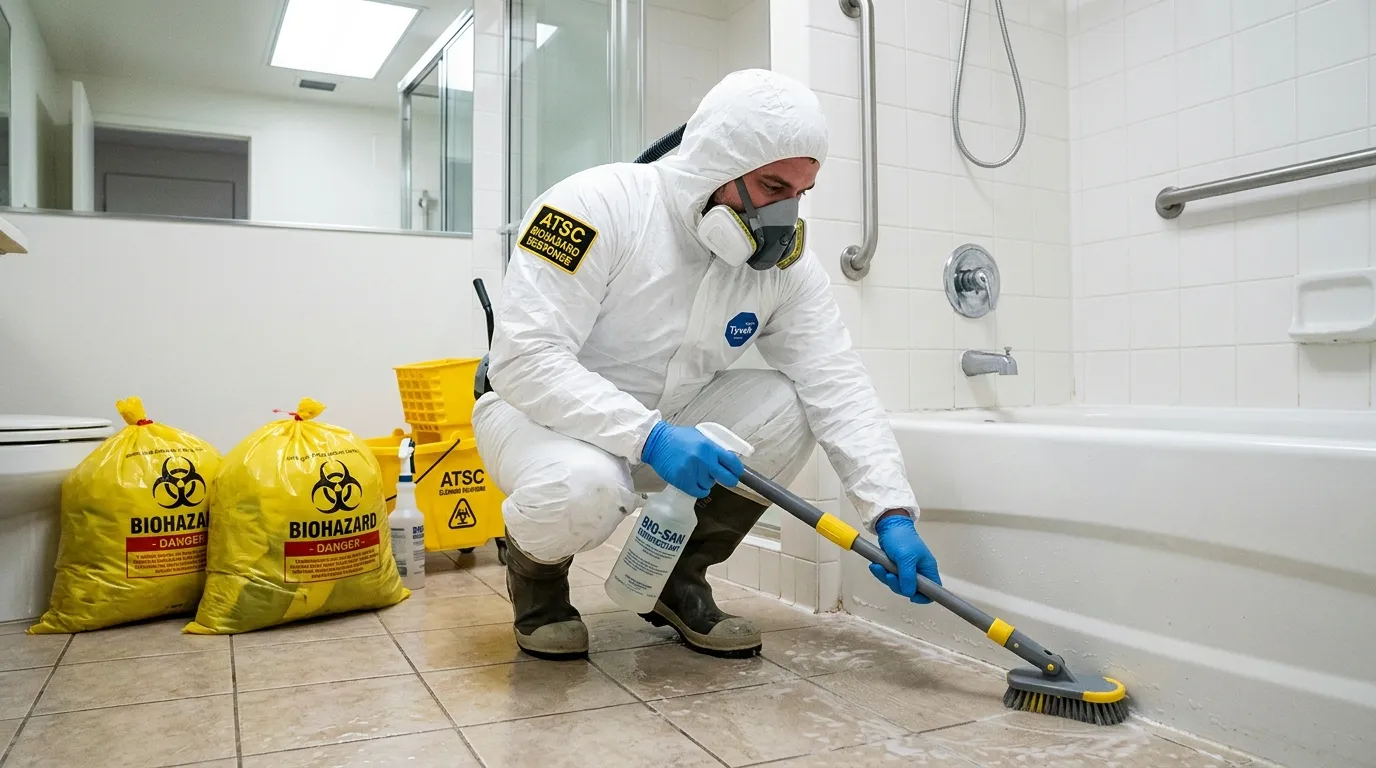 Decontamination equipment deployed for Blood Cleanup in Glenview